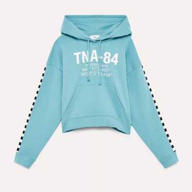 TNA, Tops, Tna Baltic Baby Blue Hoodie Womens Size S