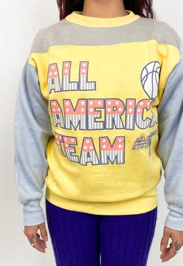 Vintage 80s American system paninari sweatshirt