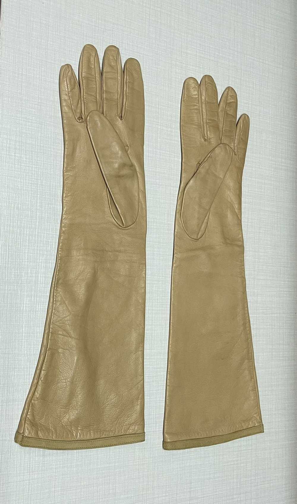 Salvatore Ferragamo Ferragamo Leather Gloves (Lon… - image 6