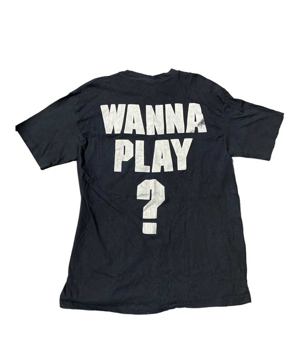 Vintage Vintage wanna play graphic tee - image 2