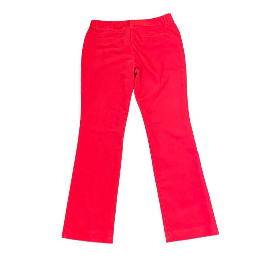 Express Express Editor Pants 8R Red Womens Stretc… - image 5