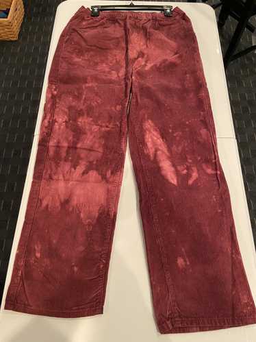 Urban Outfitters BDG Maroon Bleach Dye Skate Pants