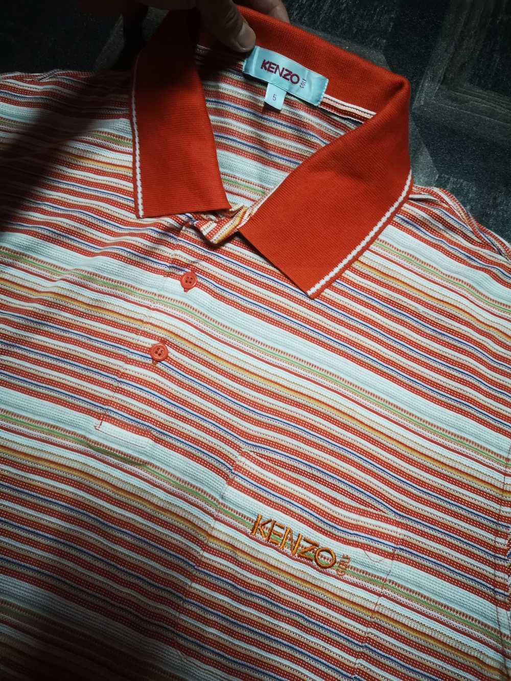 Japanese Brand × Kenzo Kenzo Golf Polo Shirt - image 5