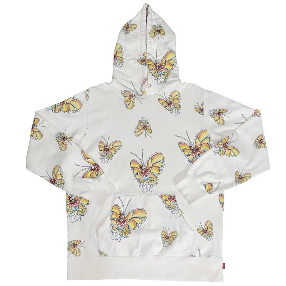 Supreme 2016 SUPREME GONZ BUTTERFLY HOODIE - WHITE - image 1
