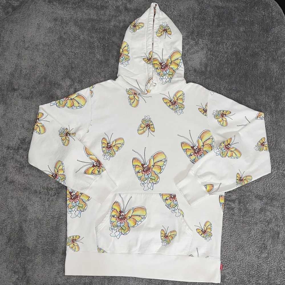 Supreme 2016 SUPREME GONZ BUTTERFLY HOODIE - WHITE - image 2