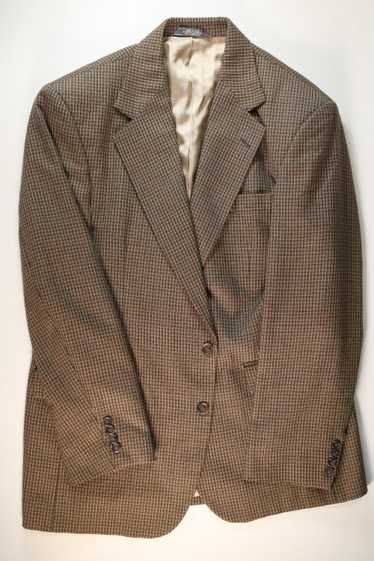 Mens City Casuals By Haggar Brown Black Pattern S… - image 1