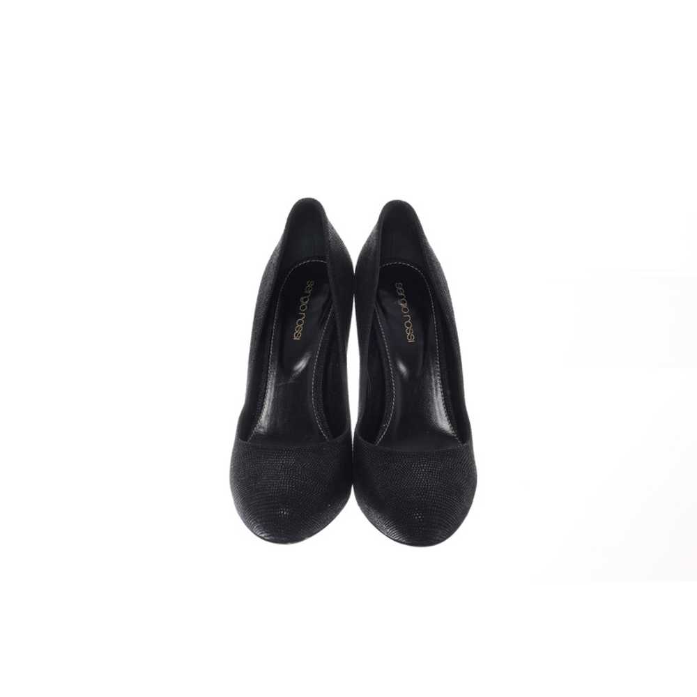 Sergio Rossi Pumps/Peeptoes Leather in Black - image 4