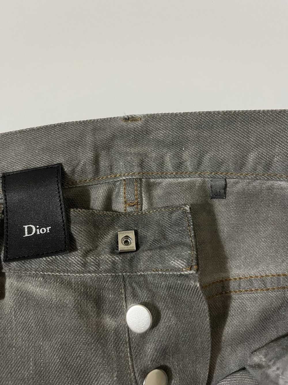 Dior Dior Homme Washed Grey Denim Jeans - image 7