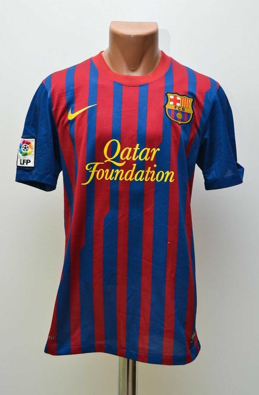 Nike BARCELONA SPAIN 2011/2012 HOME FOOTBALL SHIR… - image 1