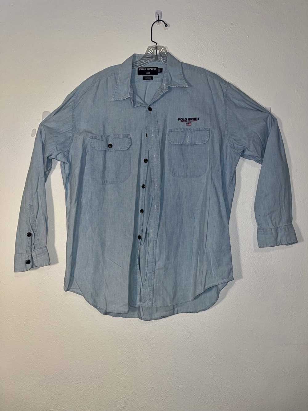 Vintage 90's Polo Ralph Lauren Denim Button Down Shirt – CobbleStore Vintage
