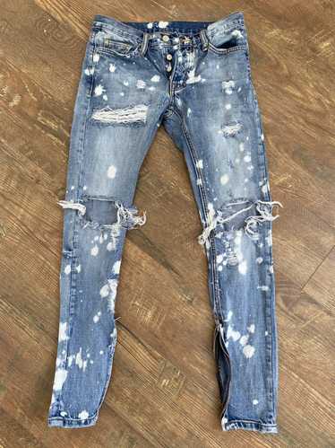 MNML Mnml splatter skinny jeans size 28x30