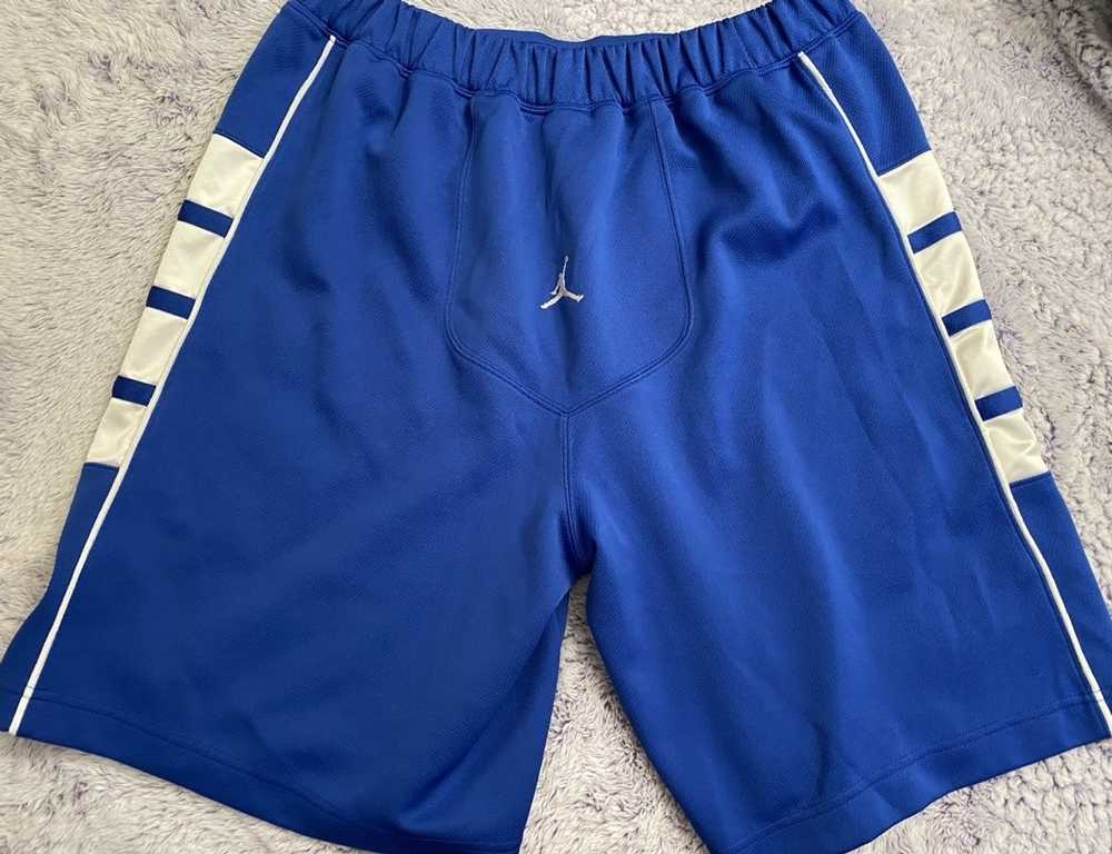 Nike × Vintage VTG Jordan Cat Scratch Blue Shorts… - image 2