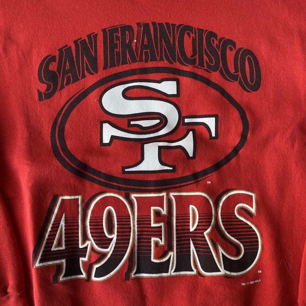NFL × Vintage Vtg 90s San Francisco 49ers Big Gra… - image 2