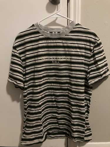 Guess Guess Jeans Green Striped Tee