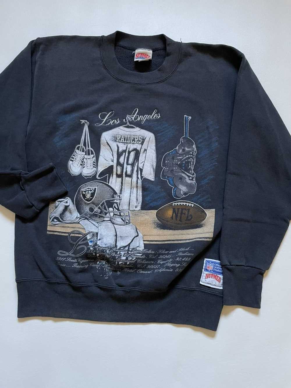 Vintage NFL (Nutmeg) - Los Angeles Raiders Locker Room T-Shirt 1990s Medium