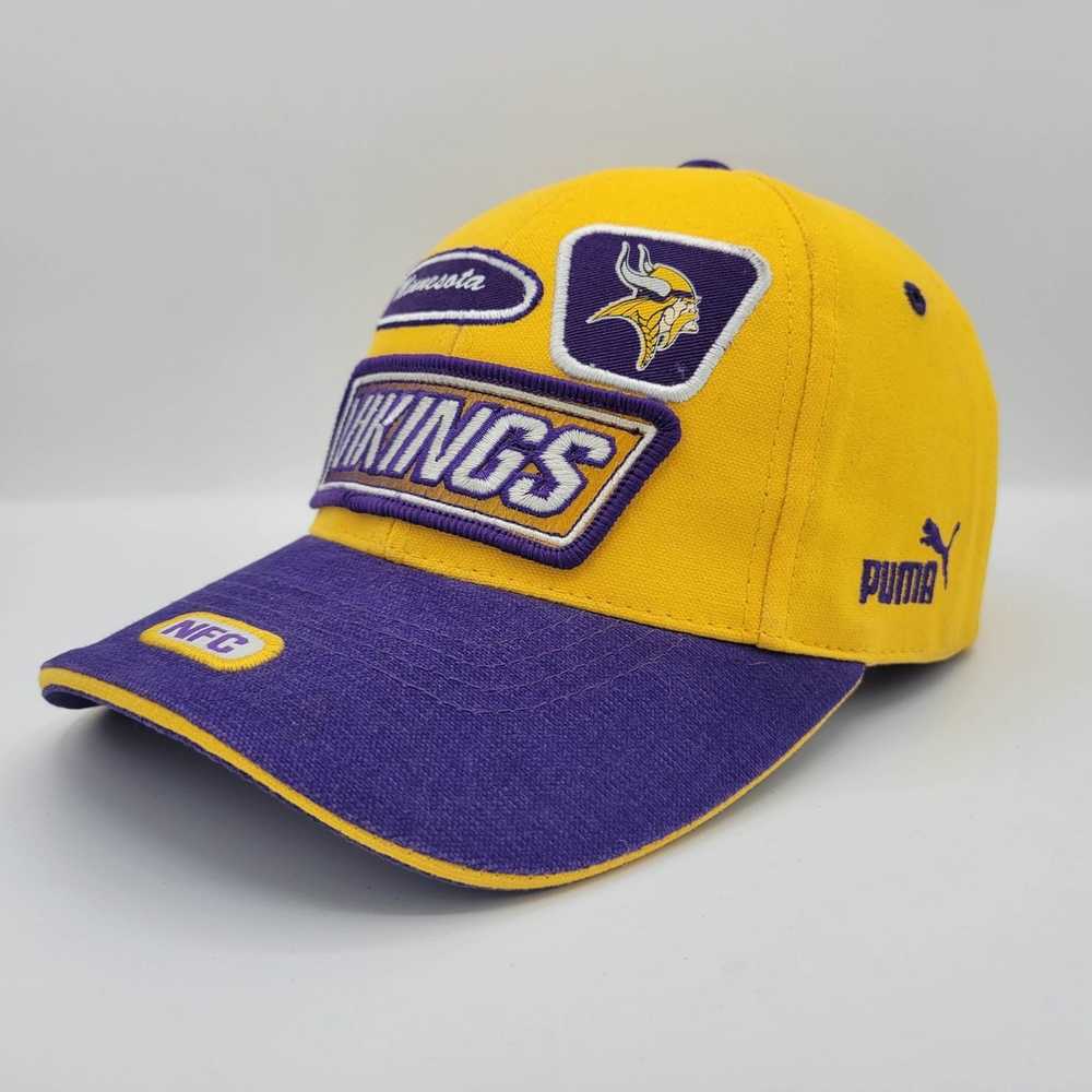 Vintage Minnesota Vikings Puma Strapback Hat NFL Pro Line