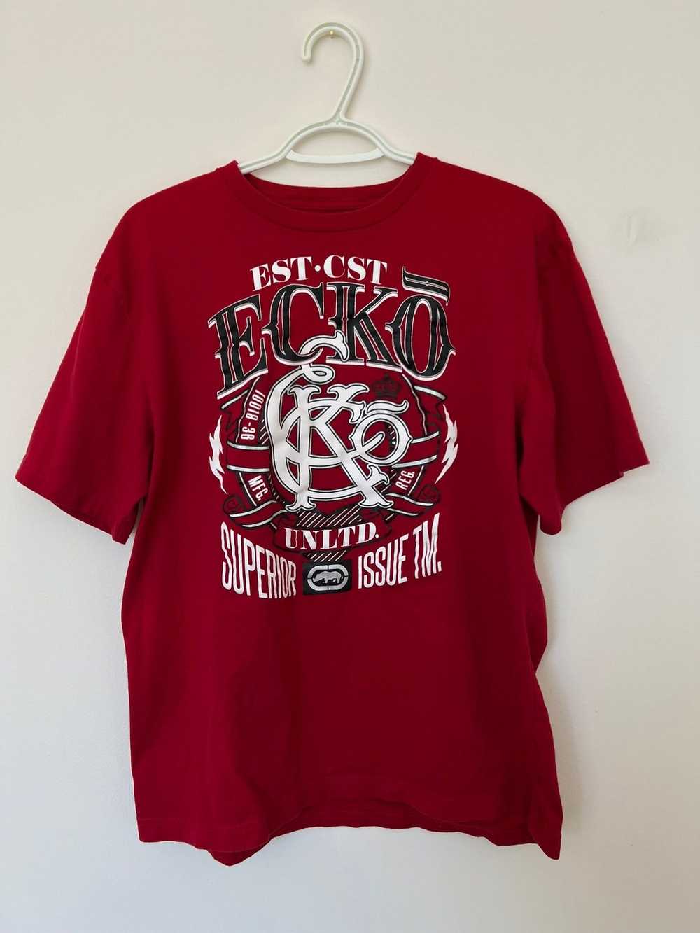 Ecko Unltd. Vintage Red Ecko Tee - image 1