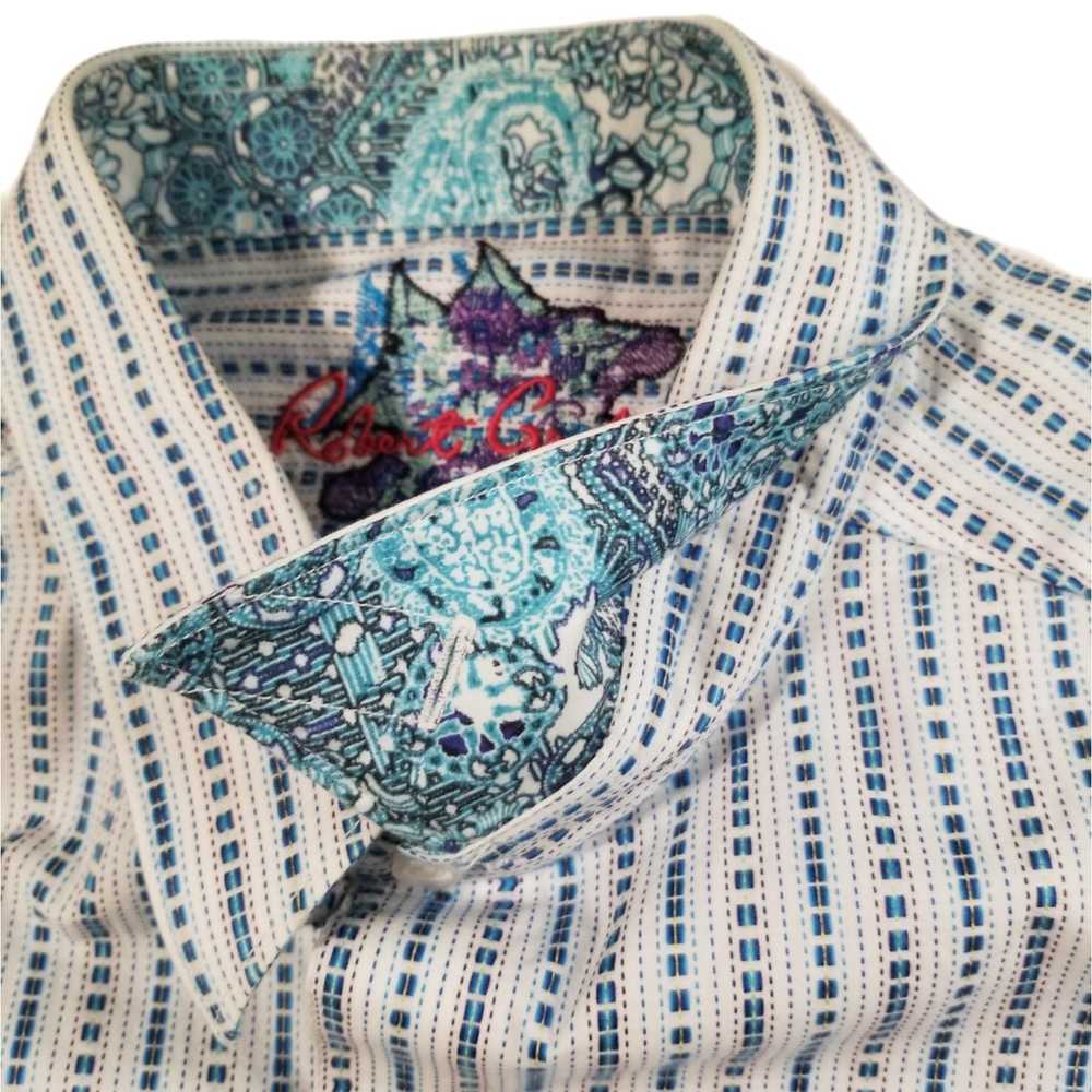 Robert Graham Robert Graham Sport Shirt In White … - image 3