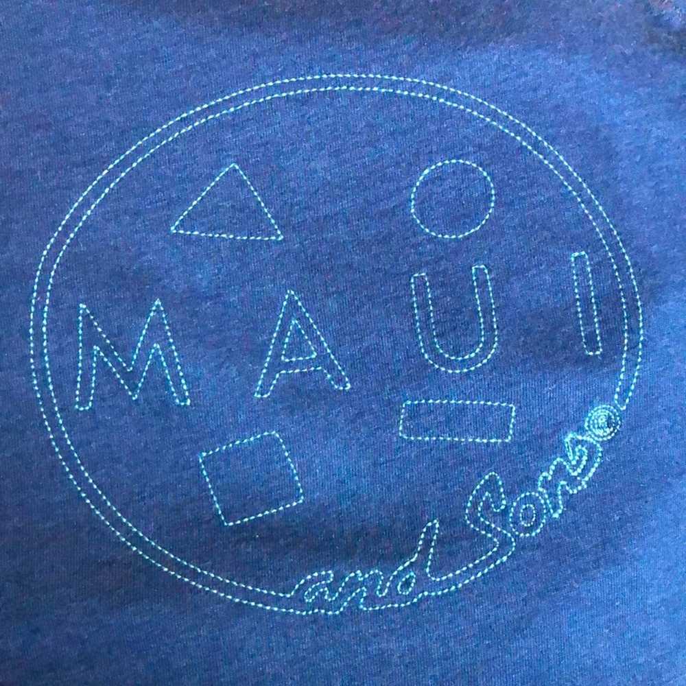Maui And Sons Maui & Sons Navy Blue Long Sweatshi… - image 5