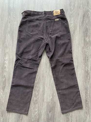 Size 8 Dark Navy Corduroy Pants Circa 1990s Petite Inseam 