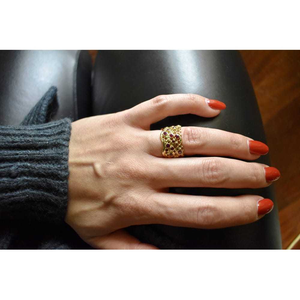 Aurelie Bidermann Dentelle yellow gold ring - image 4