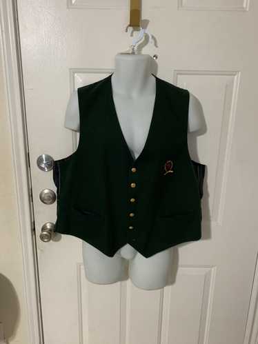 Tommy Hilfiger Wool and Silk Tommy Crest Vest (Pre