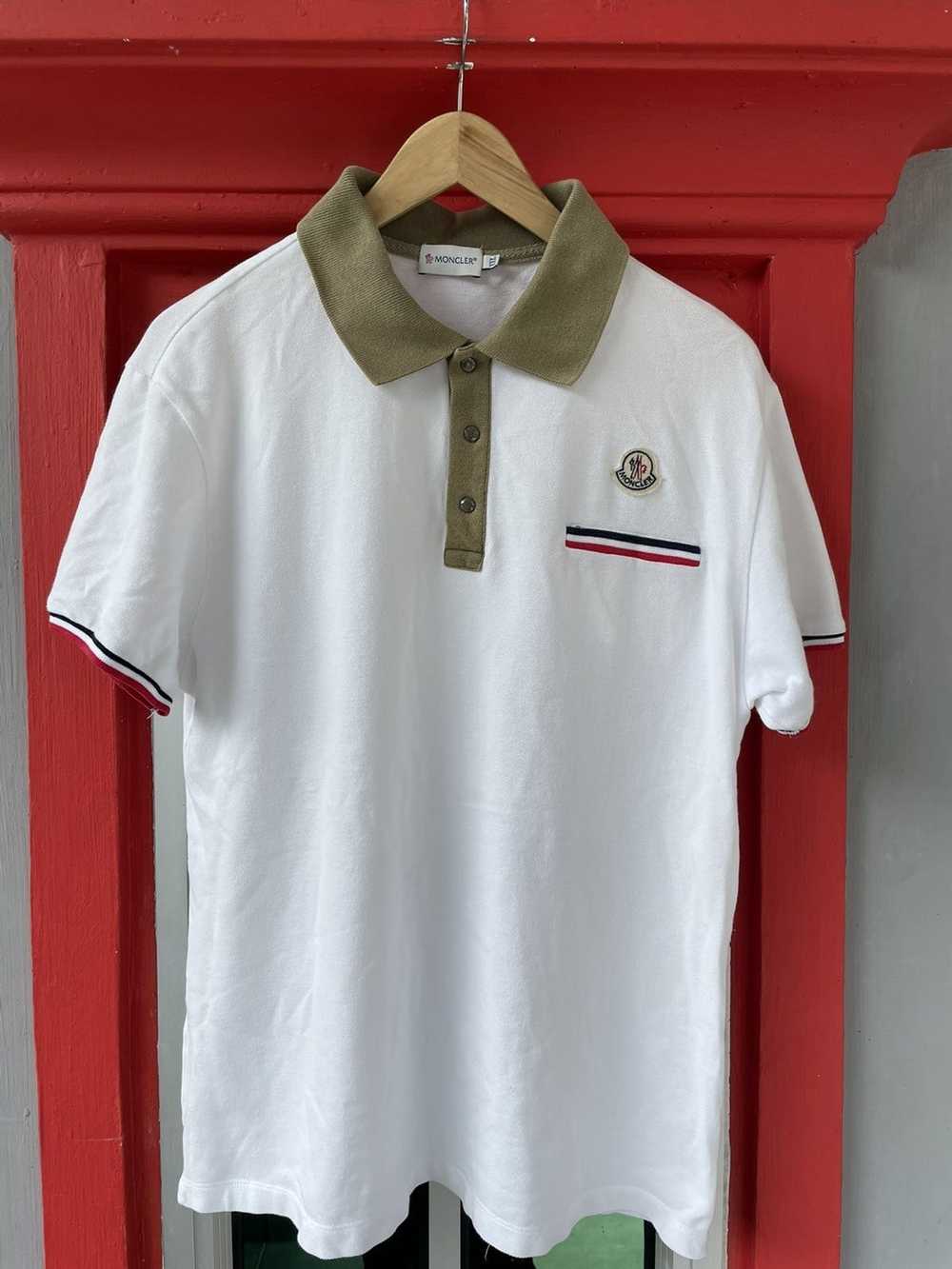 Moncler Moncler Embroidered Polo Shirt - image 1