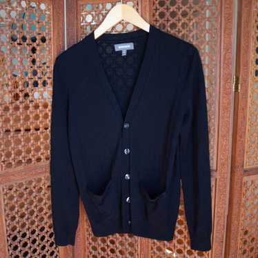 Bonobos Black Merino Wool Bonobos Cardigan