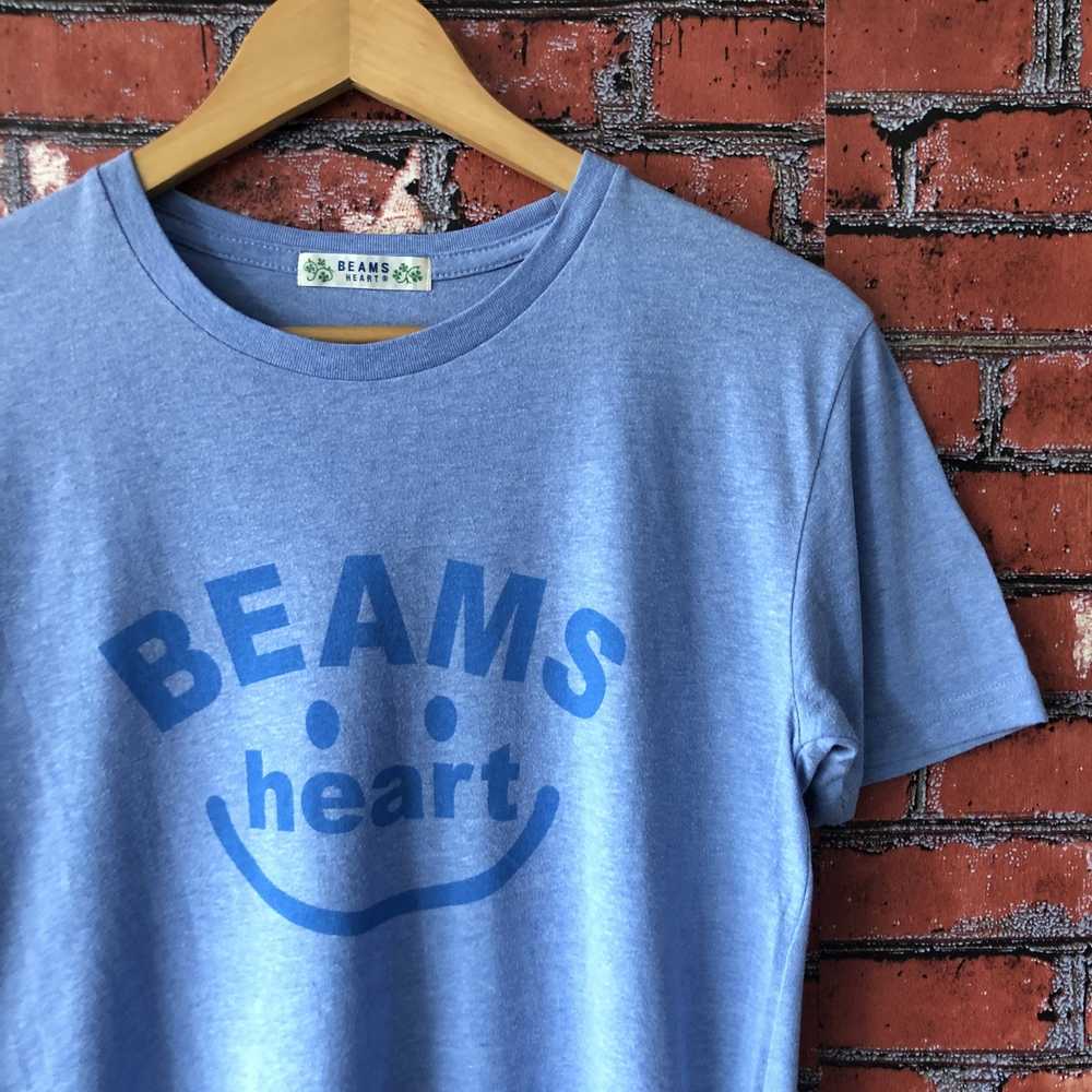 Beams Plus Beams Heart Spell Out Big Logo Tee Shi… - image 3