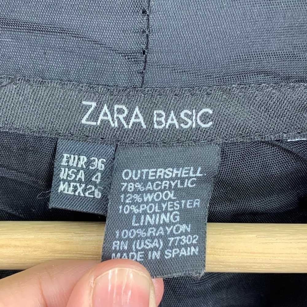 Designer × Zara Rare!! ZARA basic black wool blaz… - image 8