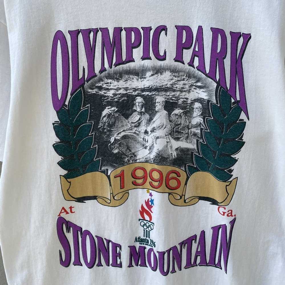 Usa Olympics × Vintage Vintage Olympic Park Stone… - image 3