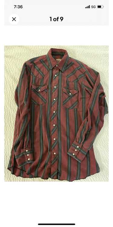 Vintage × Wrangler Flannel Western Workshirt