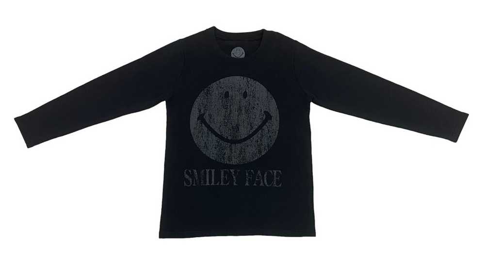 Japanese Brand × Streetwear Smiley Face Sweatshirt - image 2
