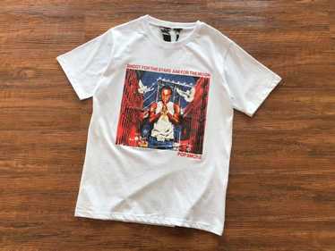 VLONE x POP SMOKE Cotton 'The Woo' Short Sleeve T-Shirt - White - GBNY