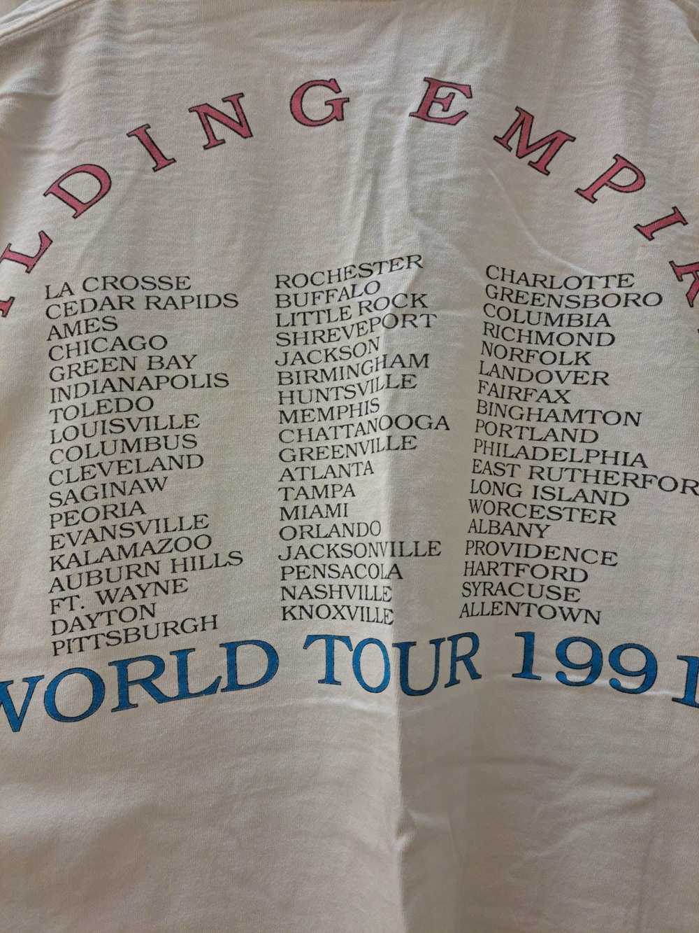 Rock T Shirt Queensryche World Tour 1991 XL T-Shi… - image 7