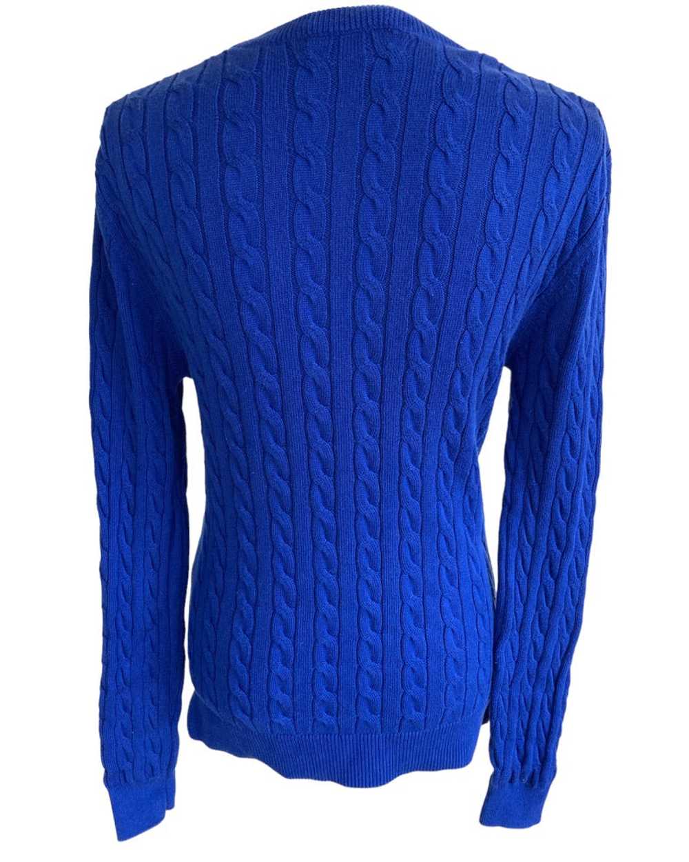 Lacoste Royal Blue Cable Knit Sweater, S - image 5