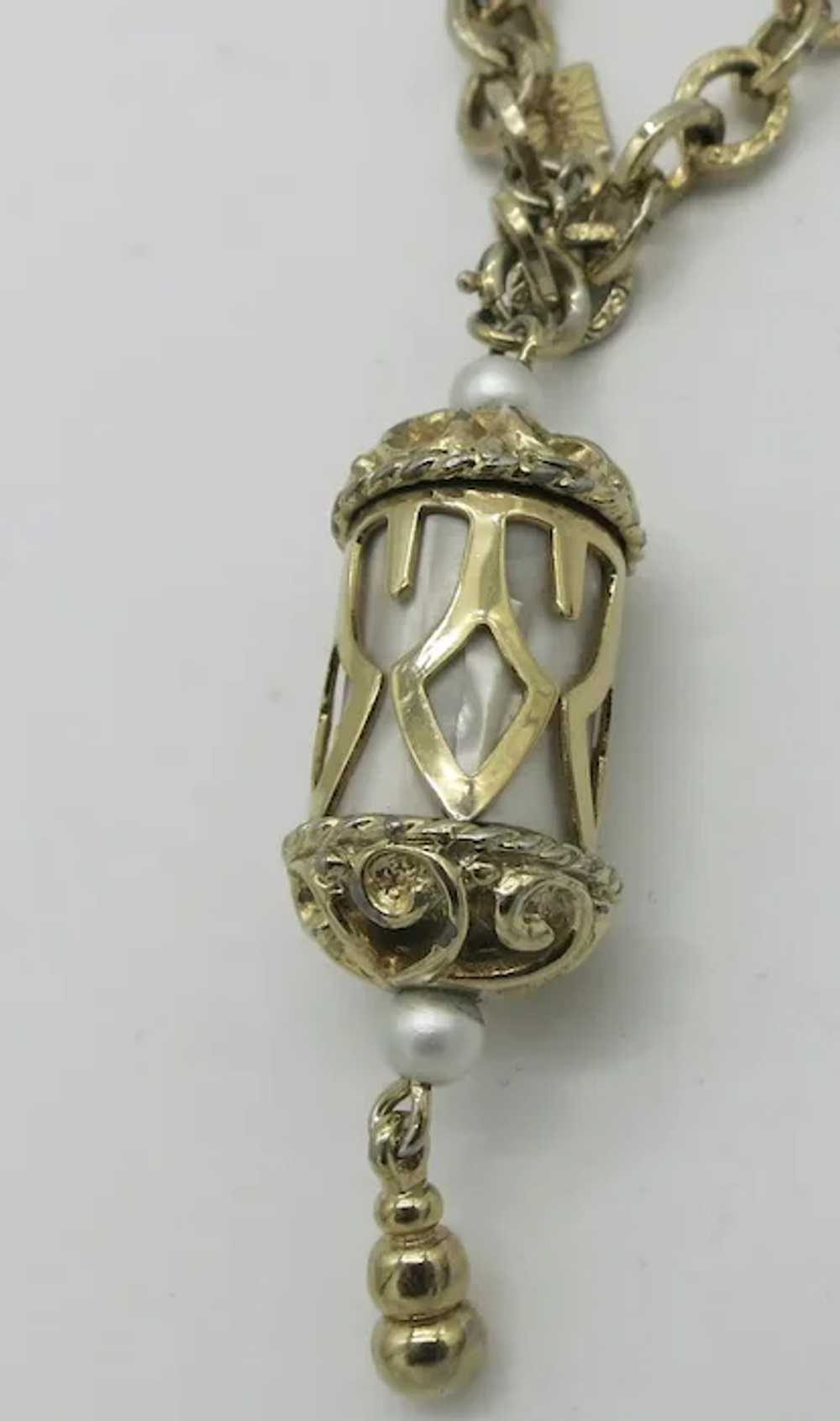 Emmons Magic Lantern Pendant Necklace Book Piece … - image 3