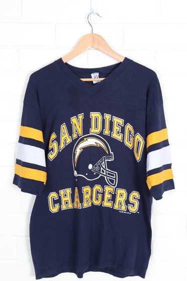 1993 Vintage San Diego Chargers NFL Football V-Nec