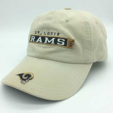 VINTAGE 90s ST LOUIS RAMS NFL SNAPBACK HAT EMBROIDERED CAP