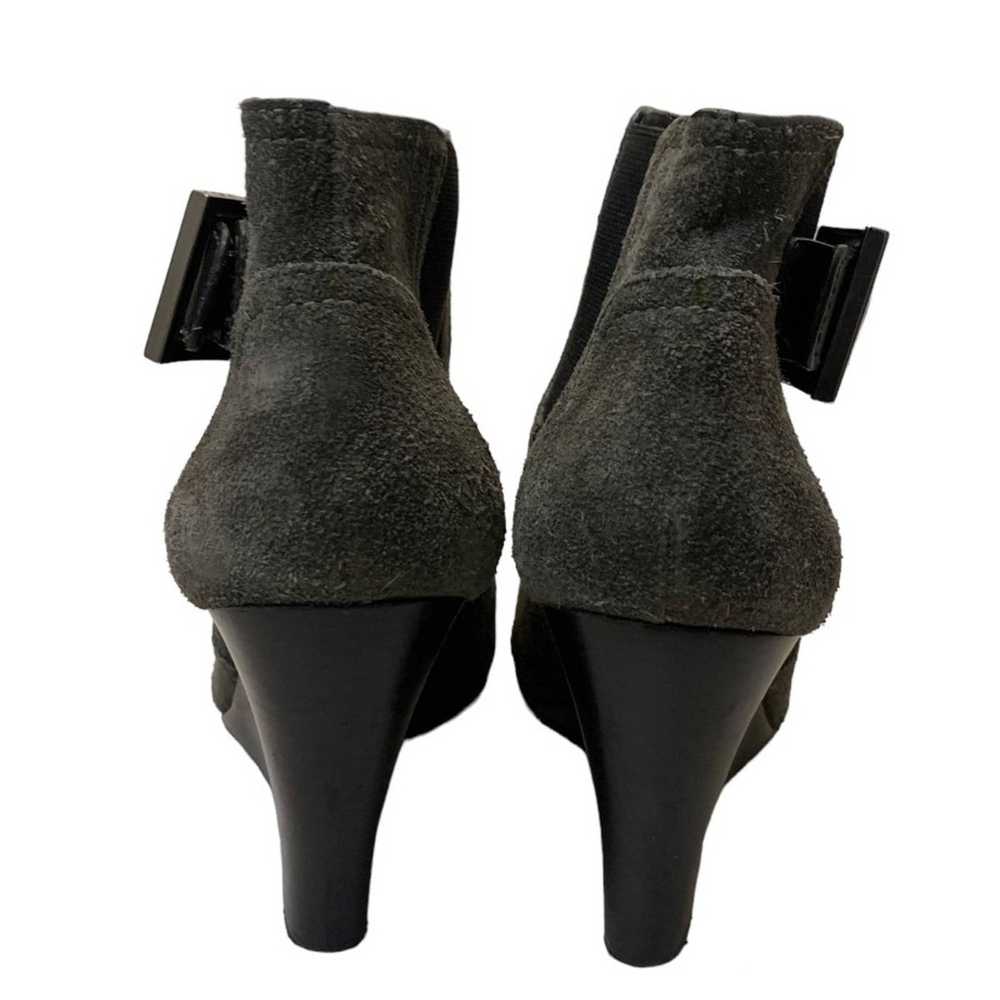 Tory Burch Tory Burch Grey Suede Deanna Ankle Boo… - image 5