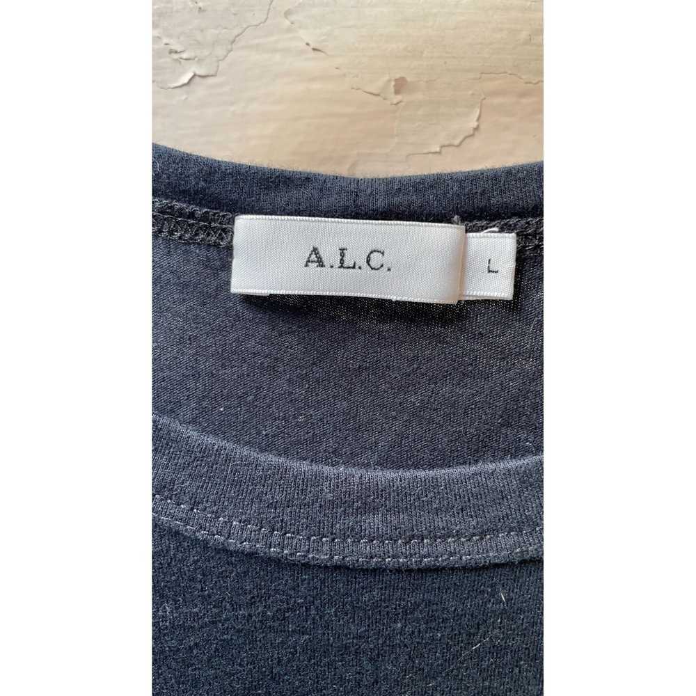 A.L.C. A.L.C. Size Large Black Ruffled Ruched Sho… - image 3