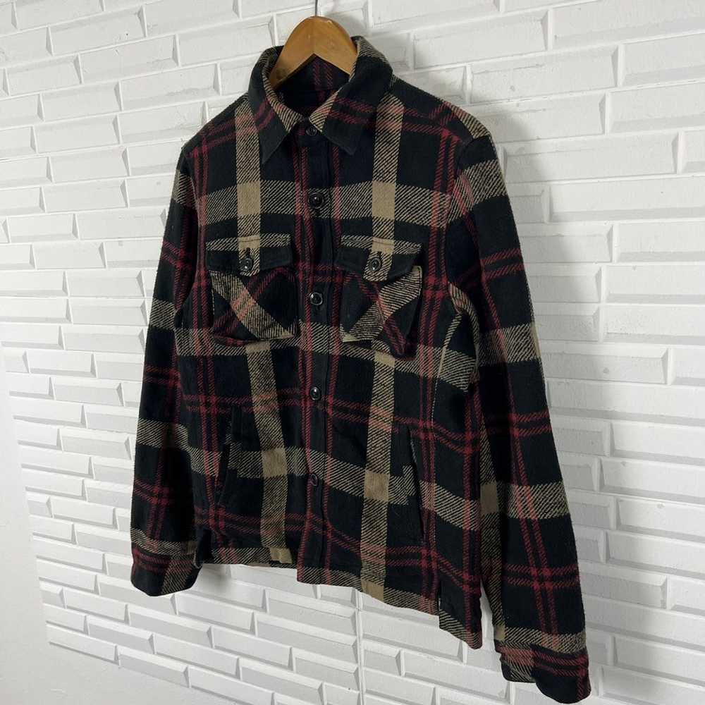 Flannel × Japanese Brand TARTAN DESIGN FLANNEL JA… - image 2