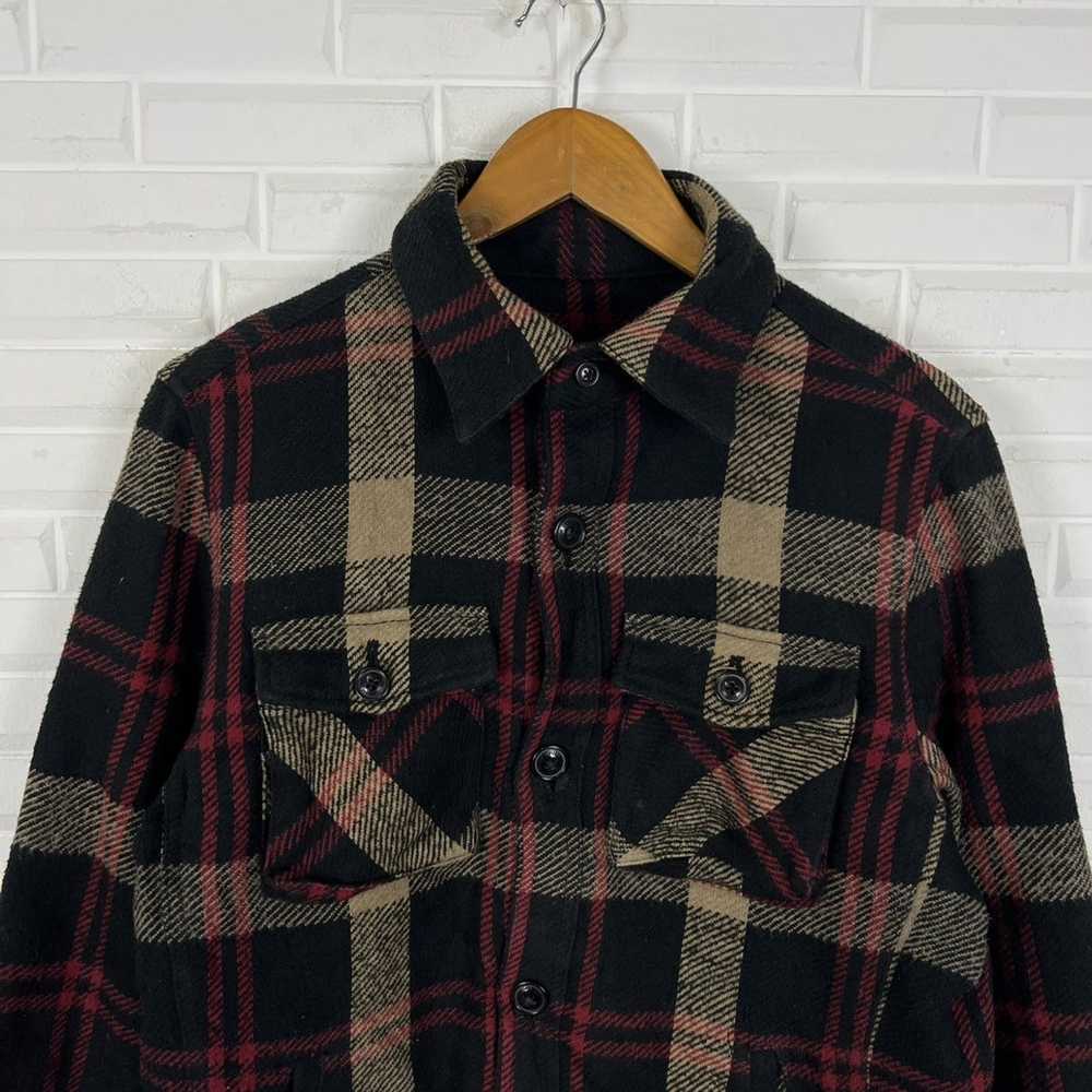 Flannel × Japanese Brand TARTAN DESIGN FLANNEL JA… - image 3