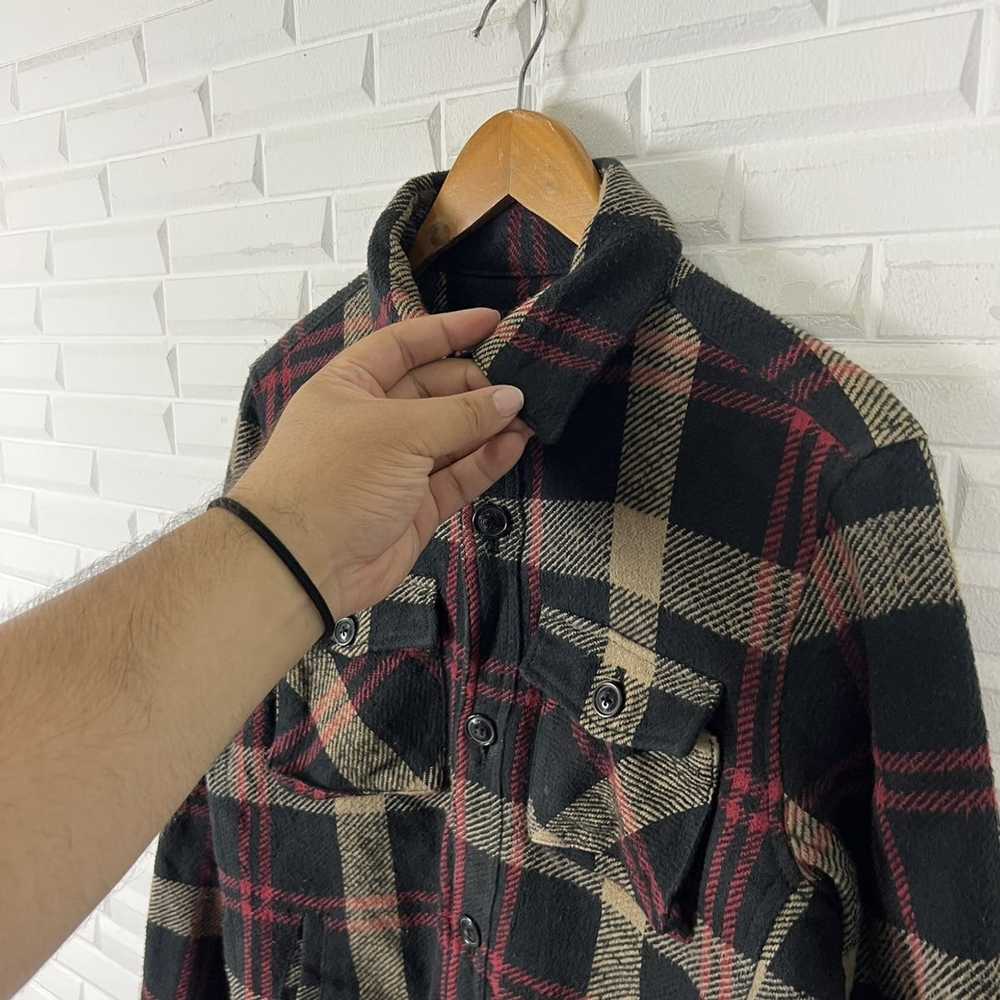 Flannel × Japanese Brand TARTAN DESIGN FLANNEL JA… - image 4