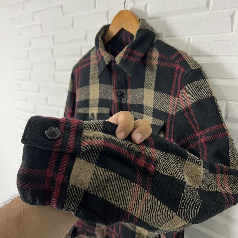 Flannel × Japanese Brand TARTAN DESIGN FLANNEL JA… - image 5