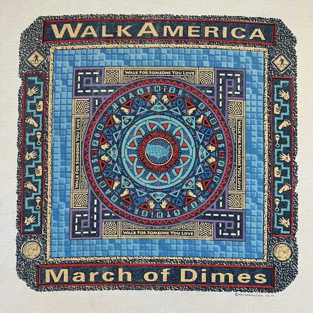 Made In Usa × Vintage Vintage March Of Dimes Chee… - image 3