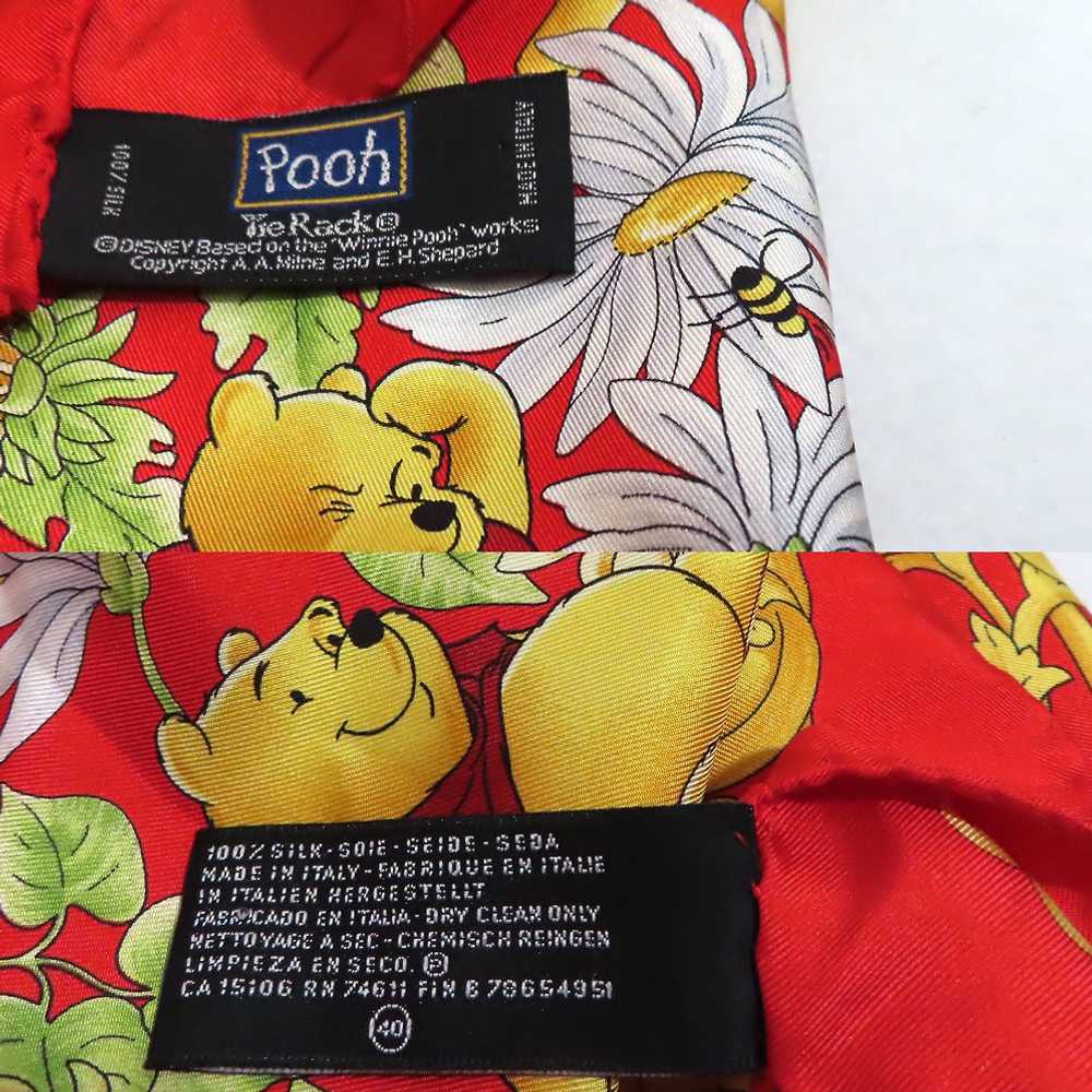 Winnie the Pooh Red Silk Scarf by Tie Rack - image 5