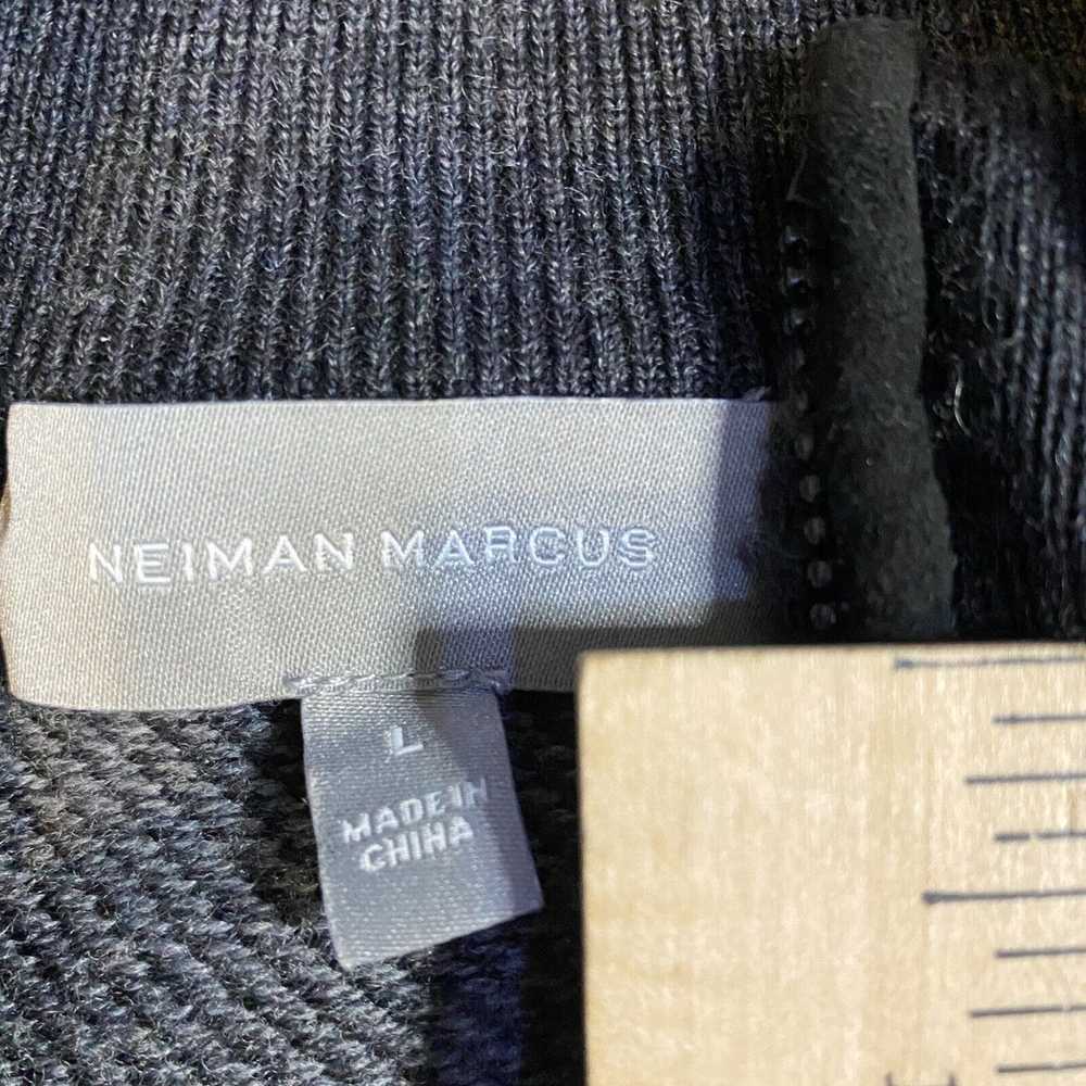 Neiman Marcus Neiman Marcus Men's Sweater L Gray … - image 5