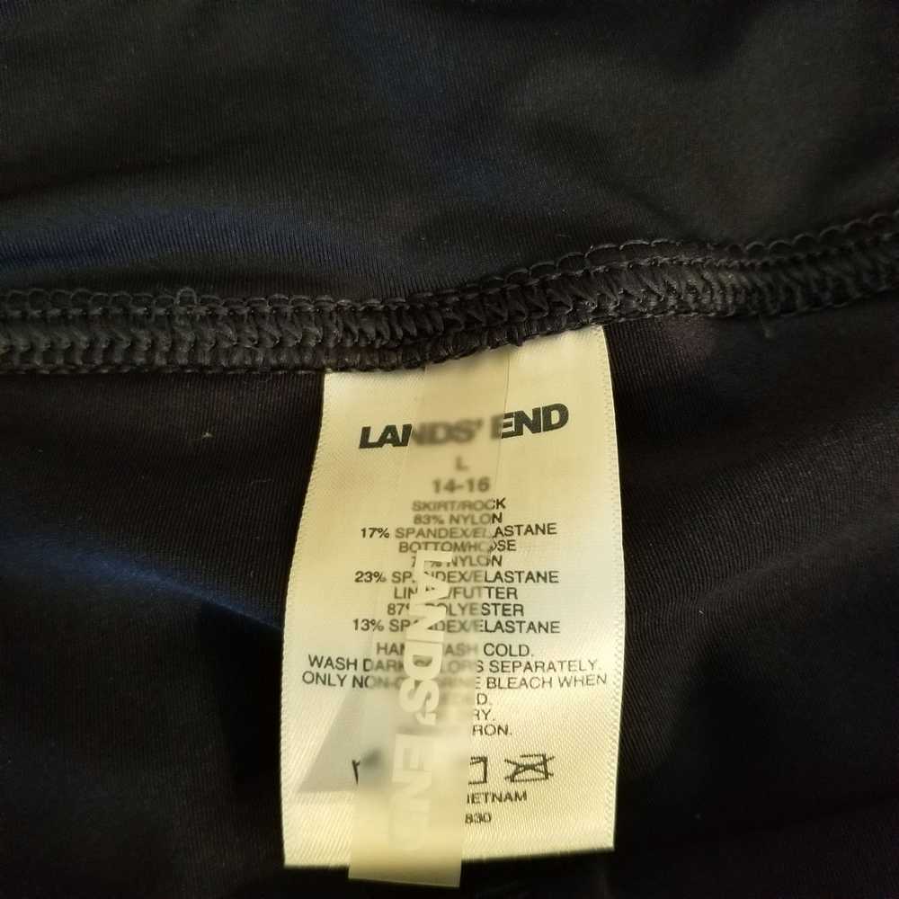 Lands End Lands End L Navy Blue Leggings Skirt Wo… - image 2