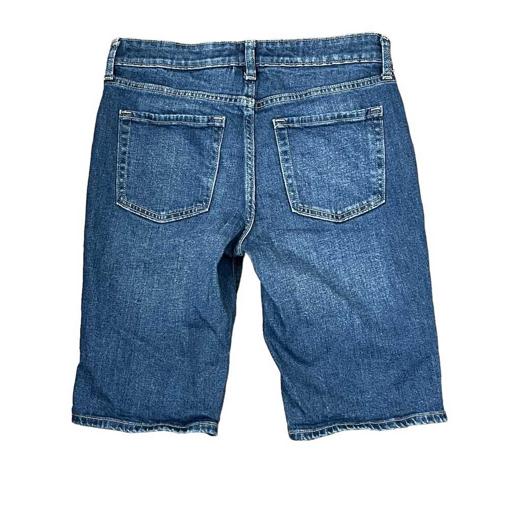 Gap Gap Denim Bermuda Jean Shorts Size 4/27 Blue … - image 5